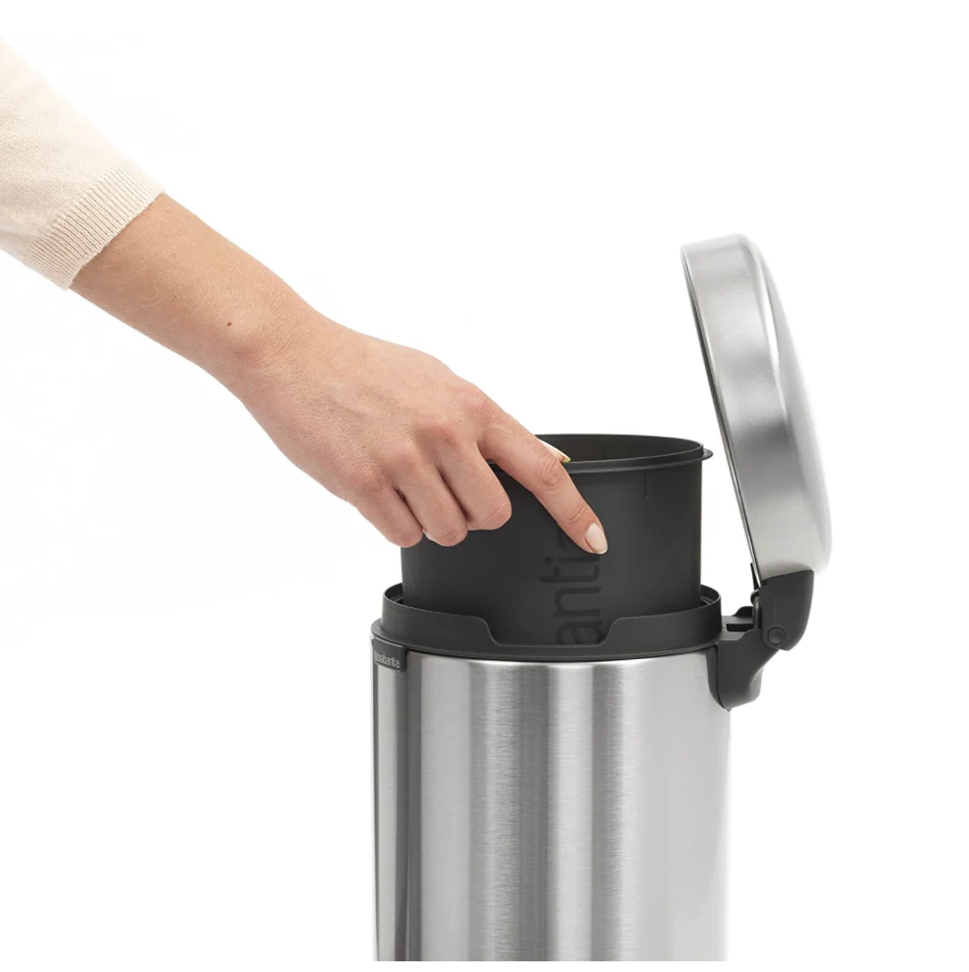 Brabantia NewIcon Step Trash Can – Matt Steel – 0.8 Gal. - Image 5
