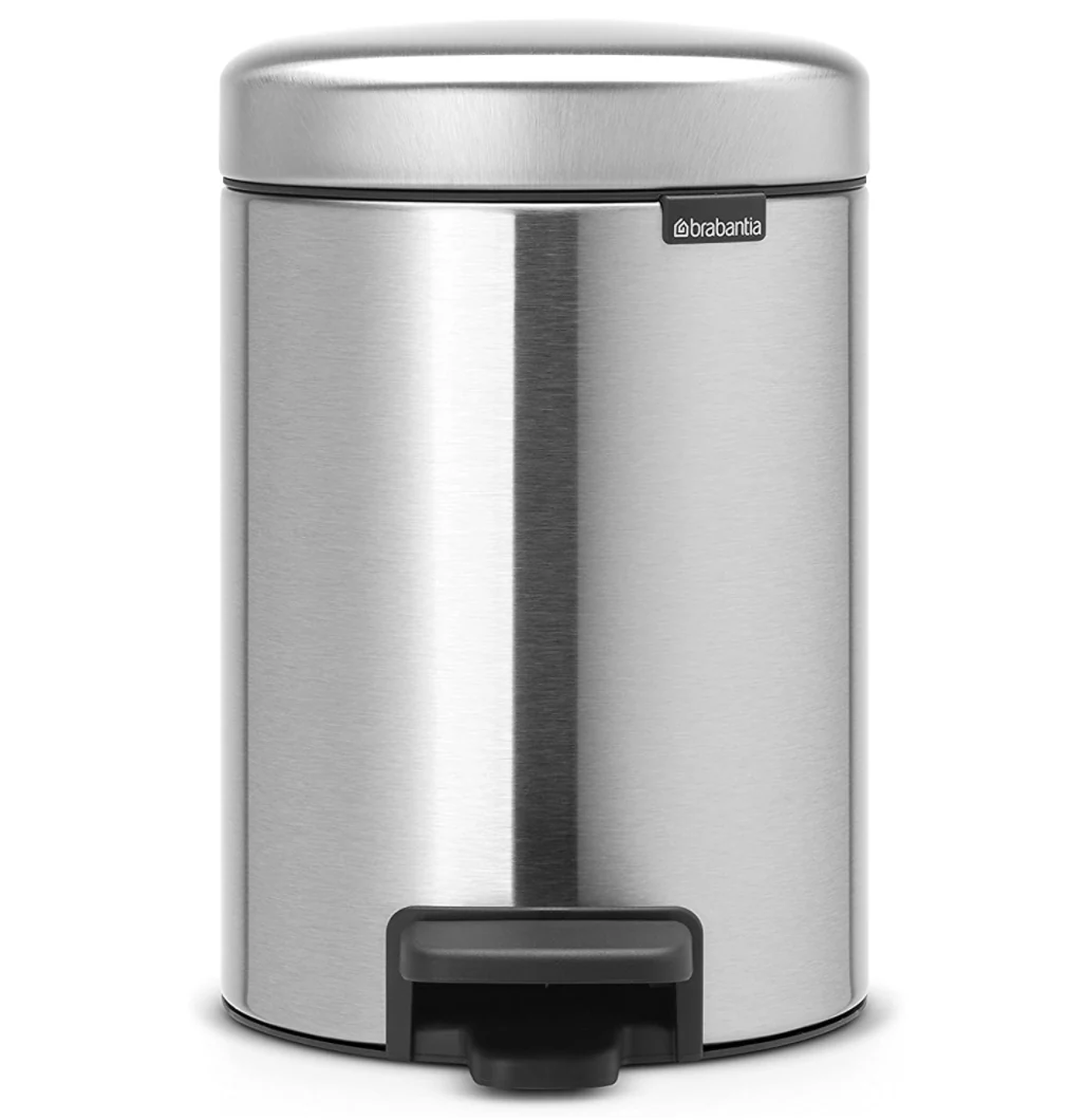 Brabantia NewIcon Step Trash Can – Matt Steel – 3.2 Gal - LOCAL UPPER EAST SIDE DELIVERY ONLY