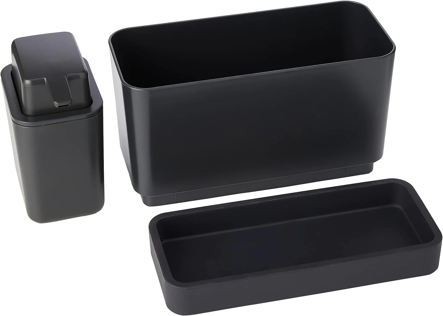 Brabantia Sink Organizer with Soap Pump Set – Dark Gray - Image 2