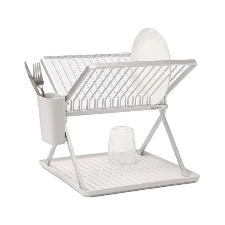 Brabantia Sinkside Foldable Dish Drying Rack – Light Grey