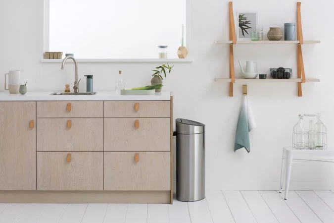 Brabantia Touch Bin – Matt Steel Fingerprint Proof – 40L - 10.5G - LOCAL UPPER EAST SIDE DELIVERY ONLY - Image 3