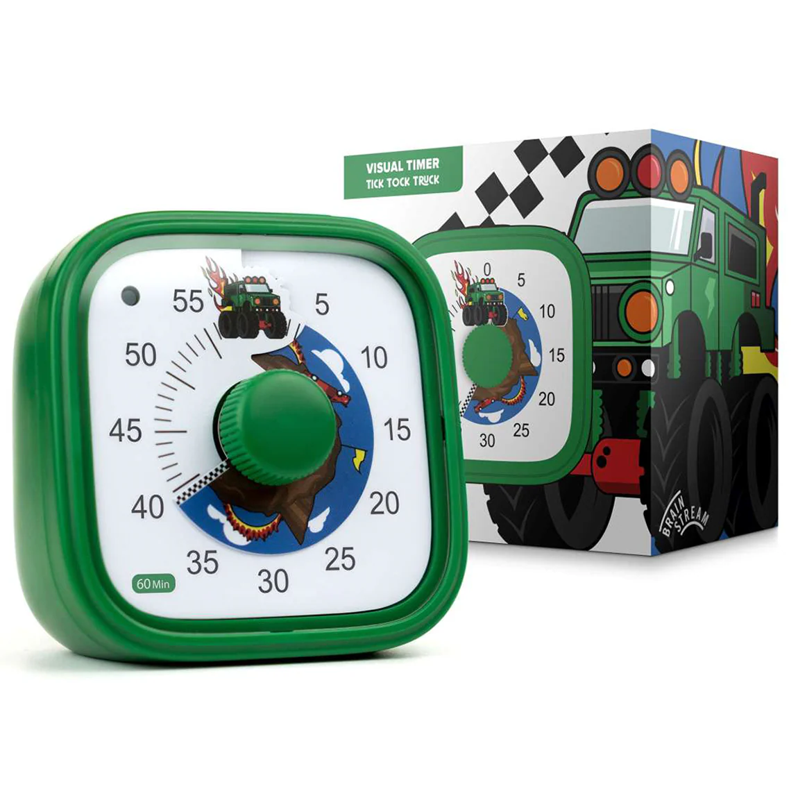 Brain Stream Time Management Visual Timer Clock – Tick Tock Truck - Image 2