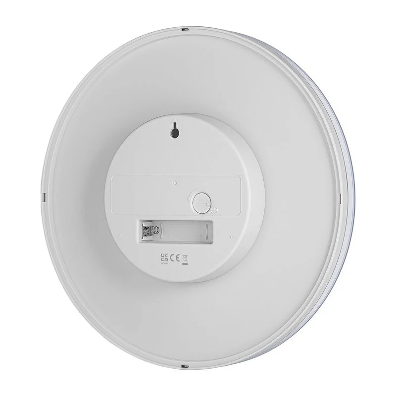 Braun Analogue Wall Clock BC26 With Silent Sweeping Quartz Movement – White – 9" - Image 3