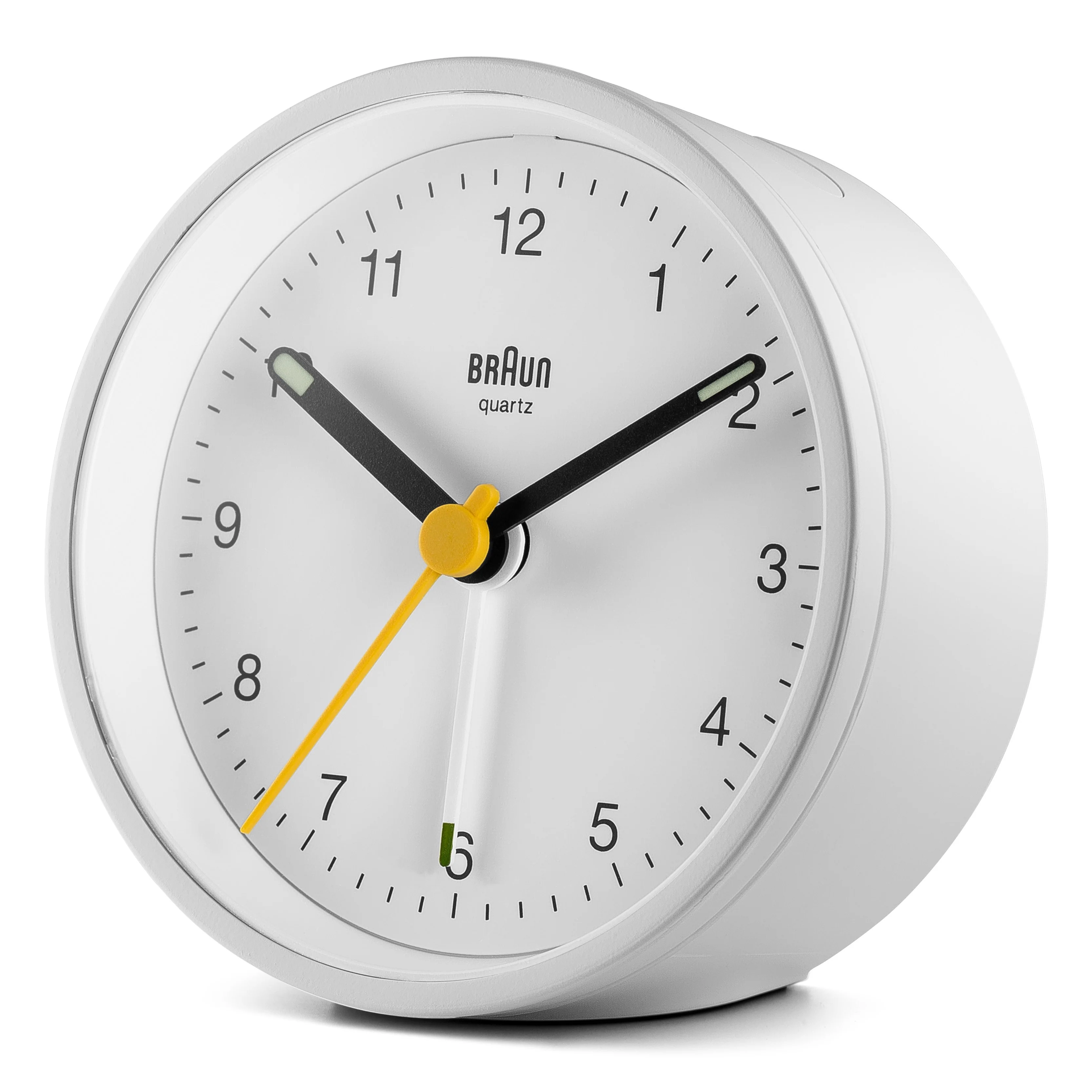 Braun Classic Alarm Analogue Clock – White/White - Image 3