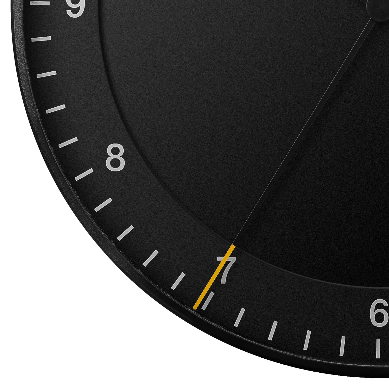 Braun Classic Black Quartz Wall Clock - 12" - Image 3