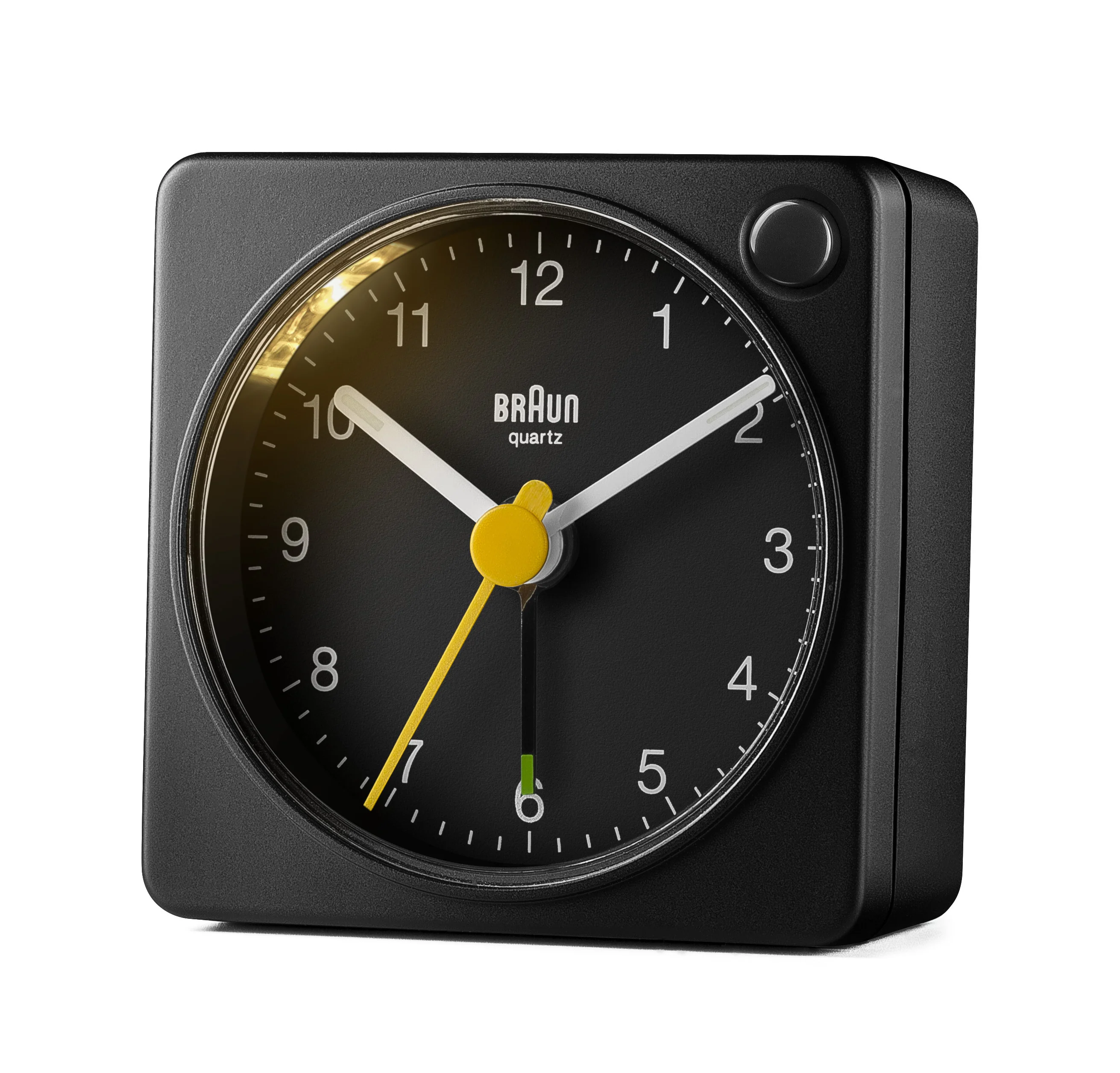 Braun Classic Travel Analogue Alarm Clock – Black/Black - Image 3