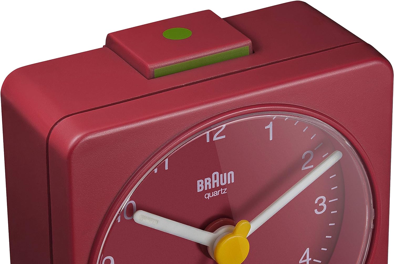 Braun Classic Travel Analogue Alarm Clock β Red - Image 3