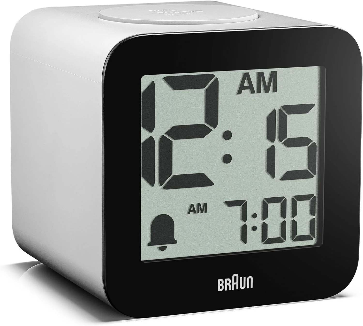 Braun Digital Alarm Clock with Voice Output – White