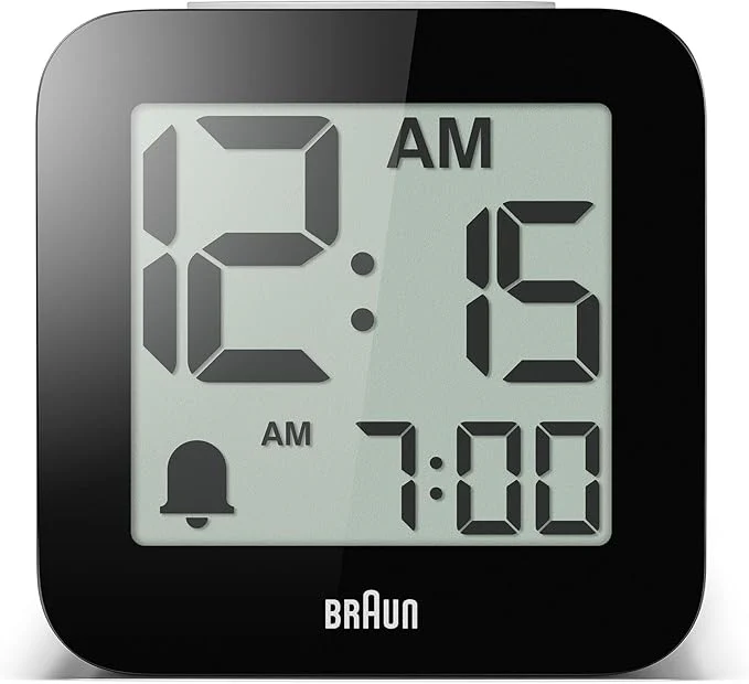 Braun Digital Alarm Clock with Voice Output – White - Image 6
