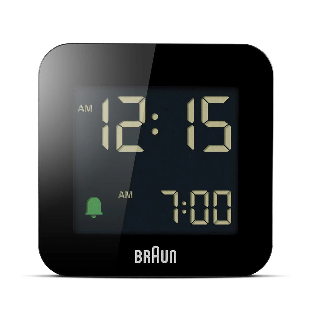 Braun Digital Travel Alarm Clock – Black - Image 3