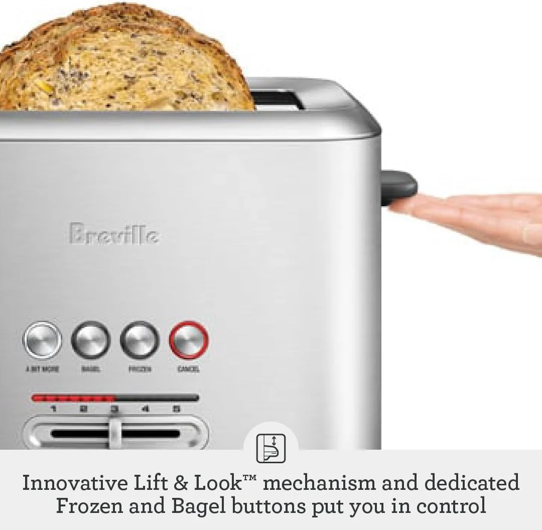 Breville BTA70XL Bit More Toaster – 2 Slice  – Brushed Stainless Steel - Image 4