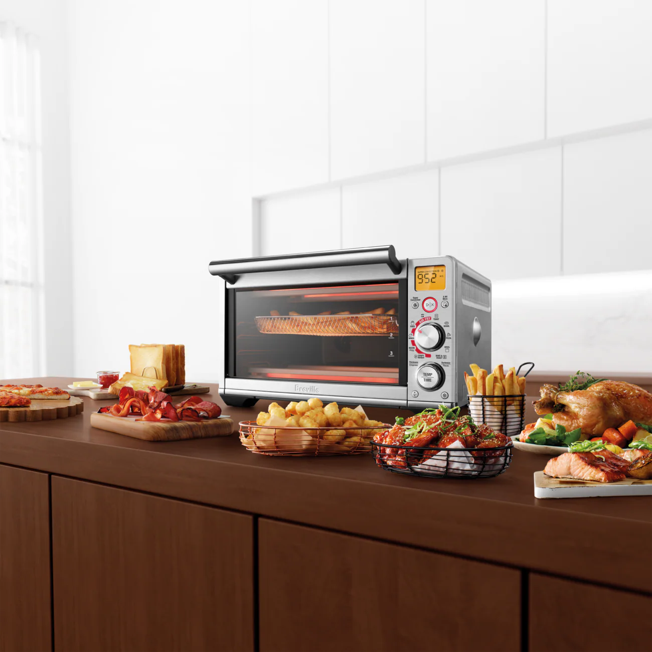 Breville The Smart Oven Air Fryer Compact – Brushed Stainless Steel - Image 5