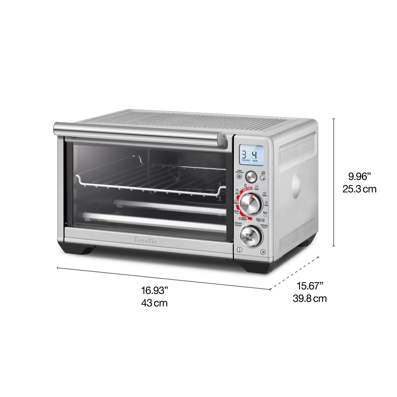 Breville The Smart Oven Air Fryer Compact – Brushed Stainless Steel - Image 6