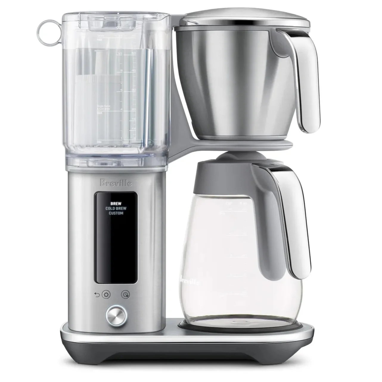 Breville The Luxe Brewer Glass Coffee Machine – Brushed Stainless Steel – 12 cup