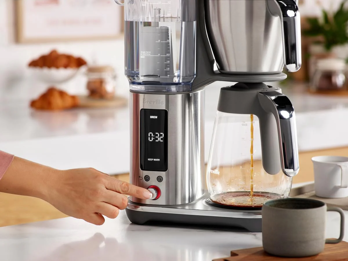 Breville The Luxe Brewer Glass Coffee Machine – Brushed Stainless Steel – 12 cup - Image 6