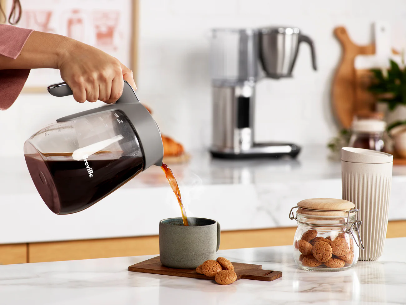 Breville The Luxe Brewer Glass Coffee Machine – Brushed Stainless Steel – 12 cup - Image 8