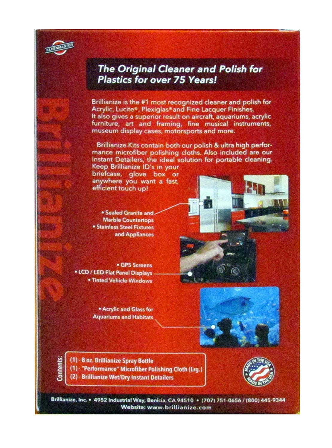 Brillianize Acrylic / Glass / Plastic Cleaning Kit - Image 2