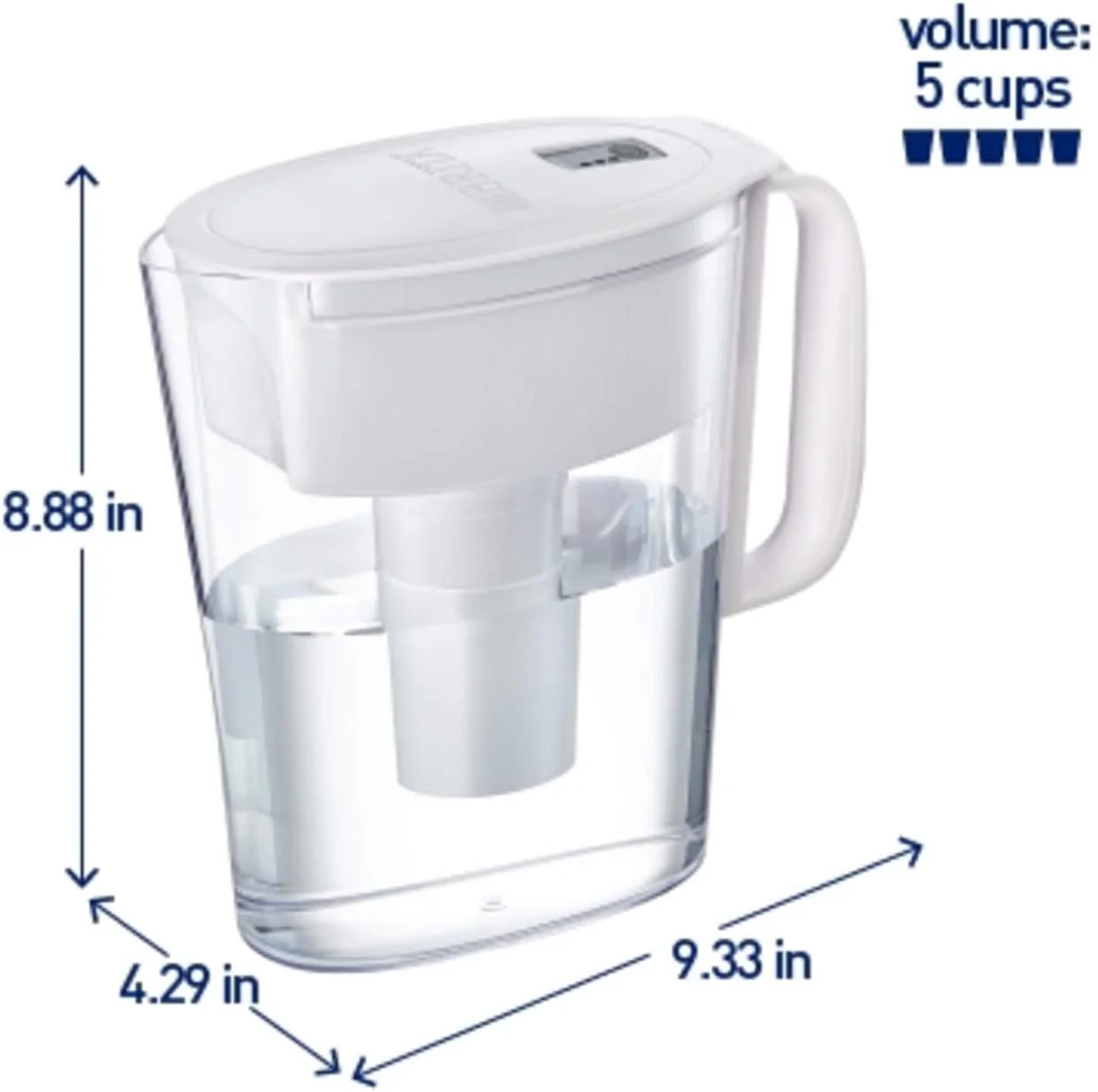 Brita 6 Cup Water Filter Pitcher – White - Image 5
