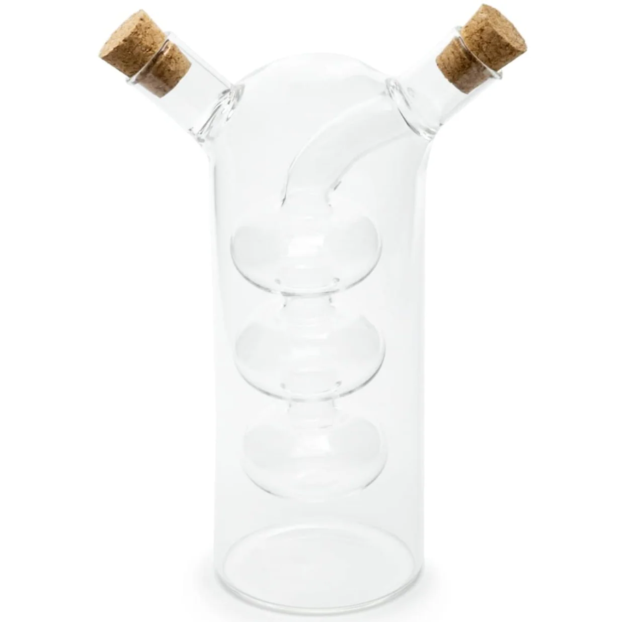 Bubble Design Glass Oil and Vinegar Bottle - Image 2