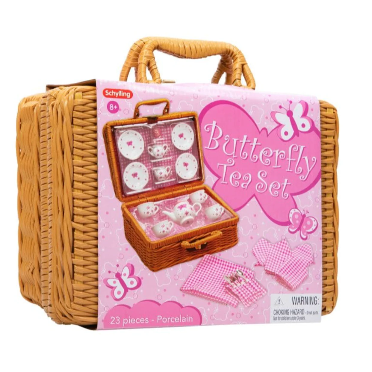Butterfly Tea Set Basket For Kids - Image 2