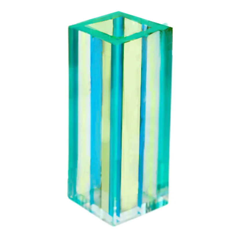 Canetti Colorful Blue/Green Bouquet Vase - Small