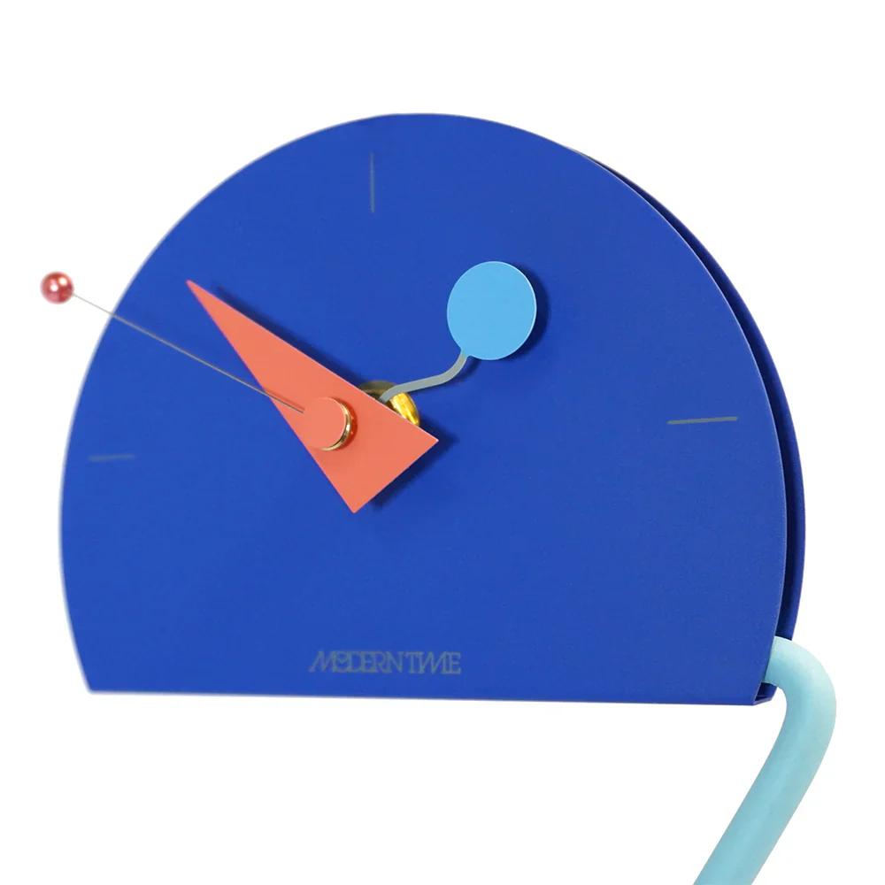 Canetti Peacock Desk Clock – Blue - Image 2
