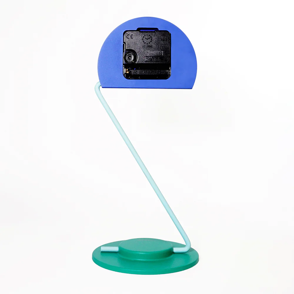 Canetti Peacock Desk Clock – Blue - Image 3