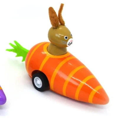 Carrot Bunnies - Pull Back Racers – Assorted Colors – Each Sold Separately - Image 2