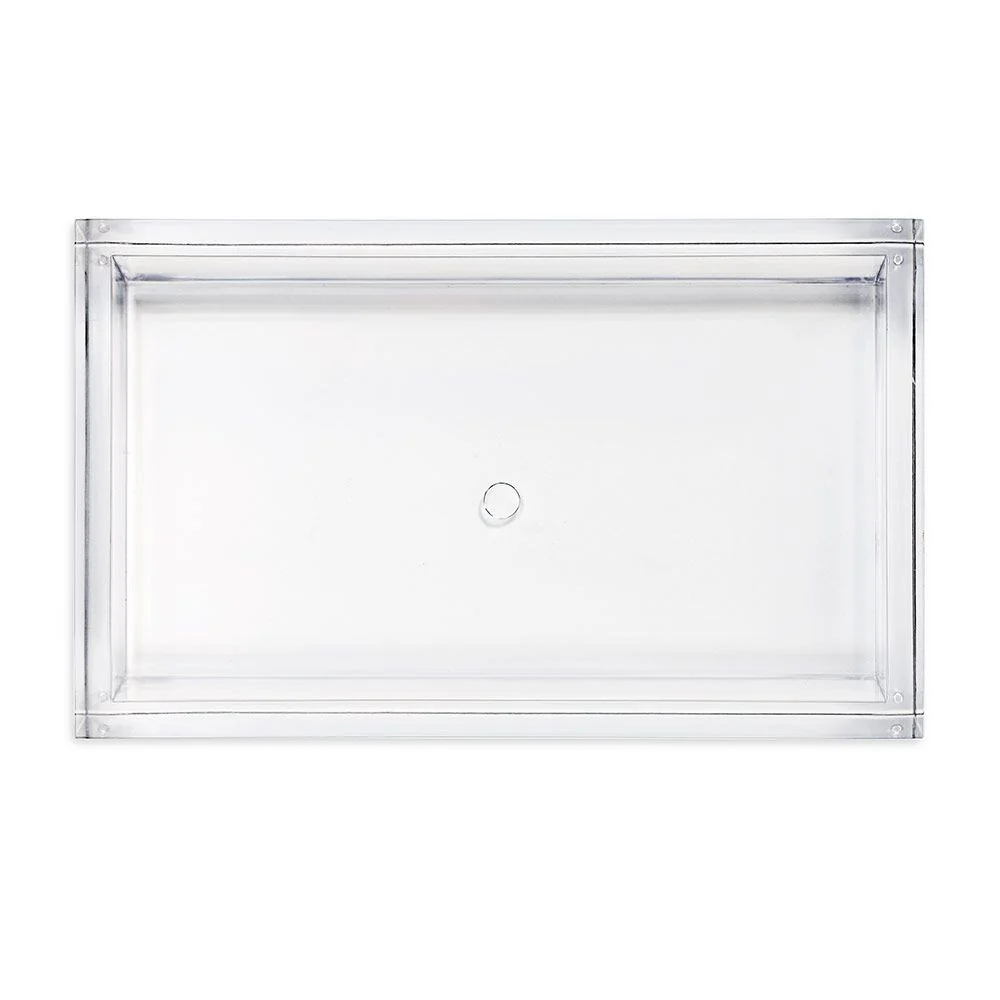 Caspari Acrylic Guest Towel Napkin Holder in Clear - Image 3