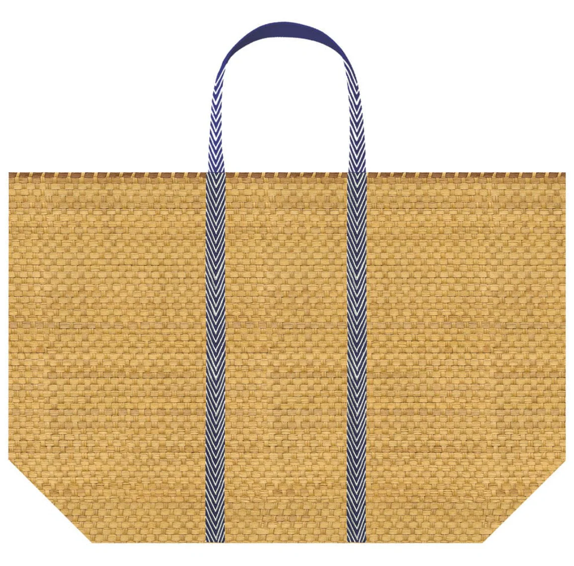 Caspari Basket Bag Tote Paper Gift Bag – Large