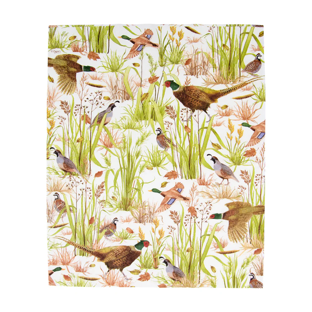 Caspari Birds Of A Feather Guest Towel Napkins - 15 Pk - Image 4