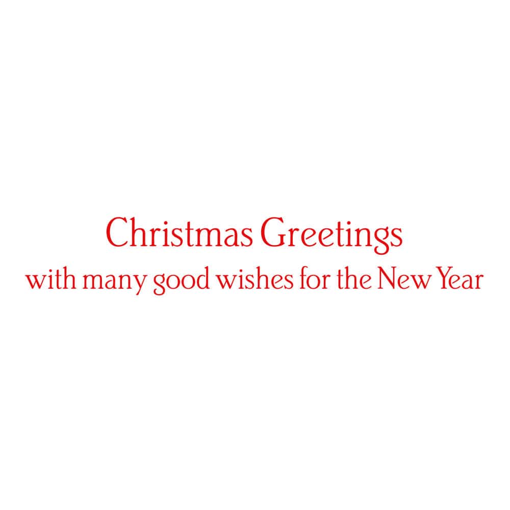 Caspari Christmas Tree Classic Boxed Christmas Cards – 15 Cards/Envelopes - Image 2