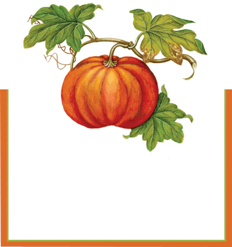 Caspari Jardin D'Automne Place Cards Die Cut Package - 8pk