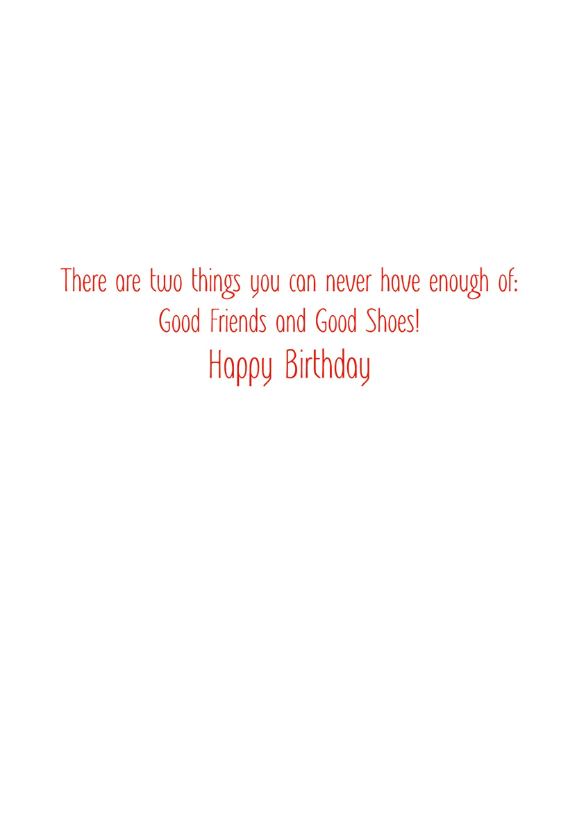 Caspari – Jimmy Shoe Birthday Card – 1 Card & 1 Envelope - Image 2