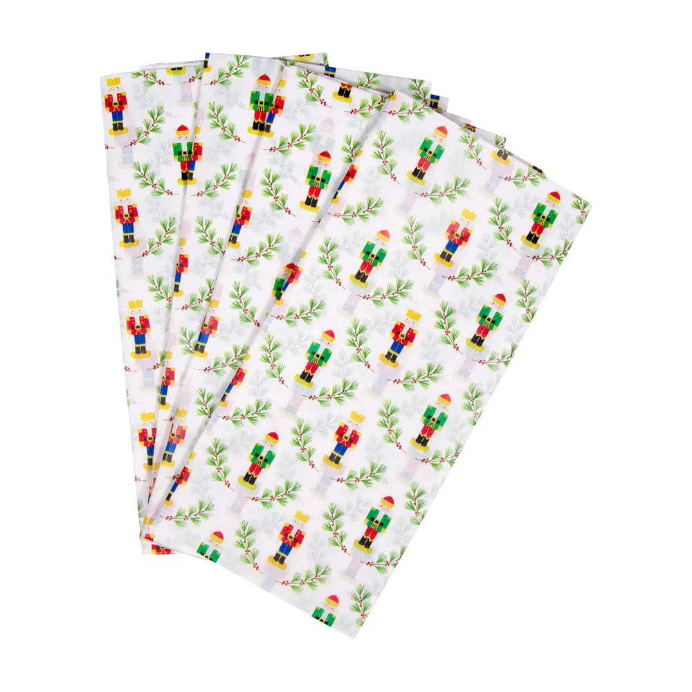 Caspari Little Nutcracker Tissue Paper – 4 Sheets - Image 4