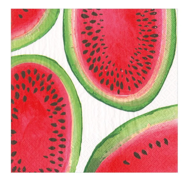 Caspari Paper Cocktail Napkins - Kahlo's Collage – 20pk