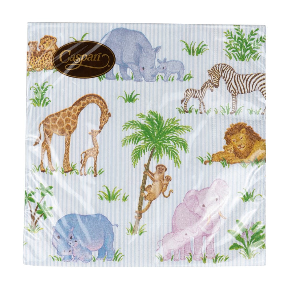 Caspari Paper Lunch Napkins - Safari Baby – 20pk - Image 5