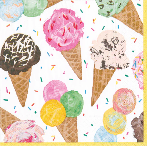 Caspari Scoop Paper Luncheon Napkins - 20pk