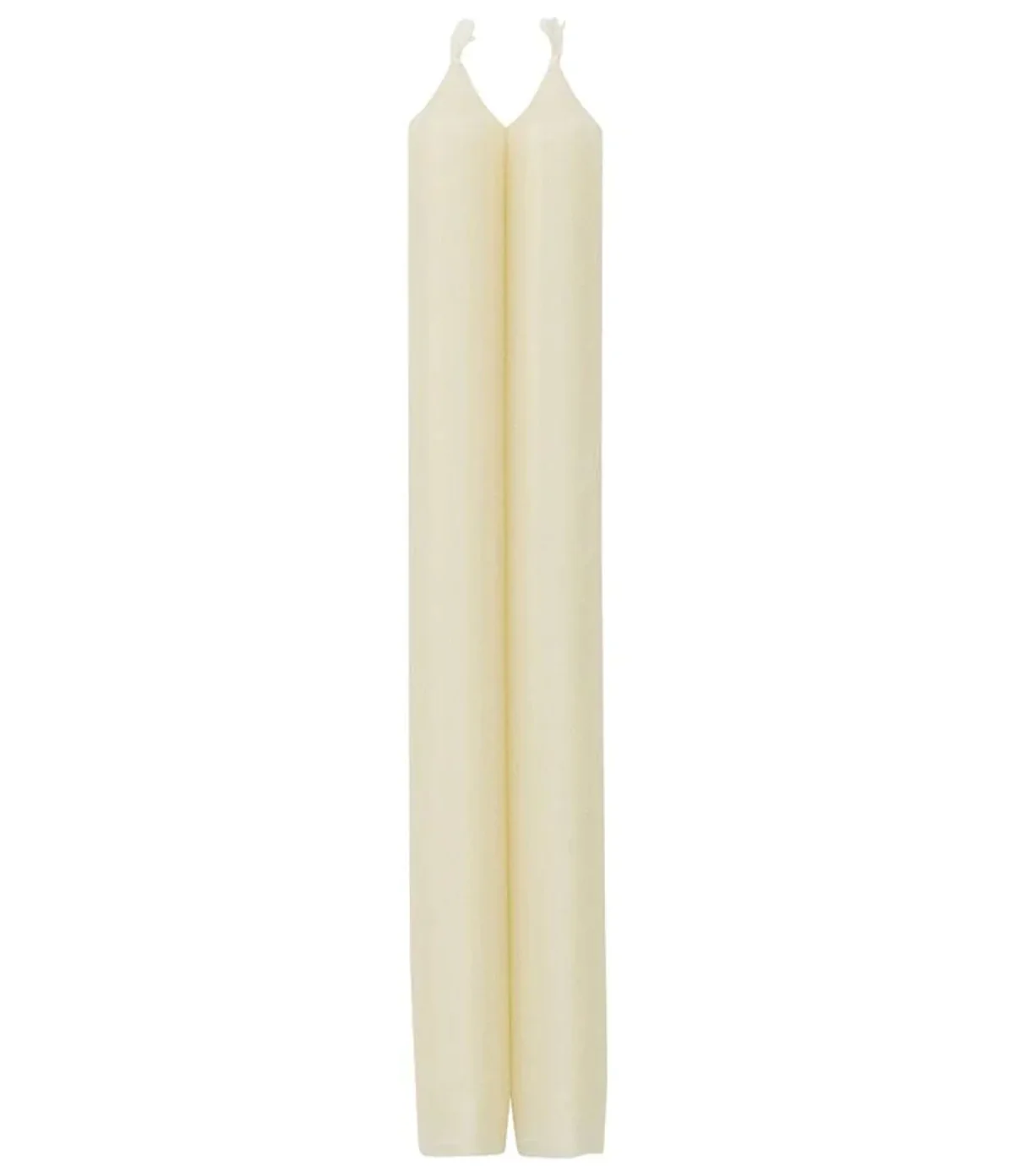 Caspari Tapered Candles in Ivory – 12 inch – 2pk