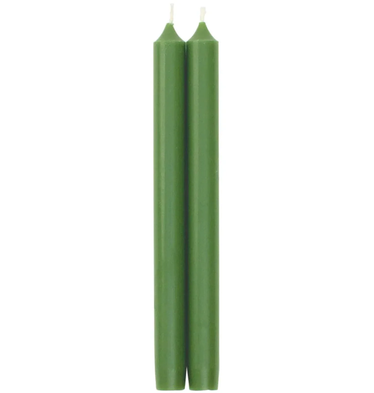 Caspari Tapered Candles in Leaf Green β 10inch β 2pk