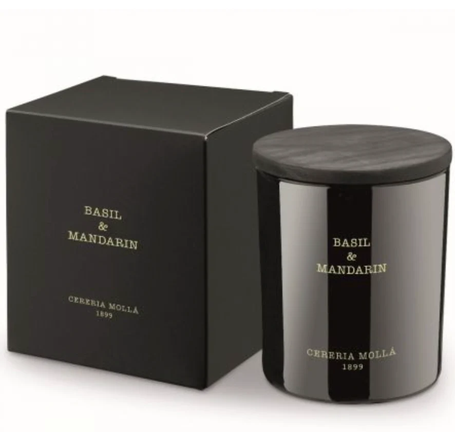 Cereria Molla - Basil & Mandarin Candle – 8oz.