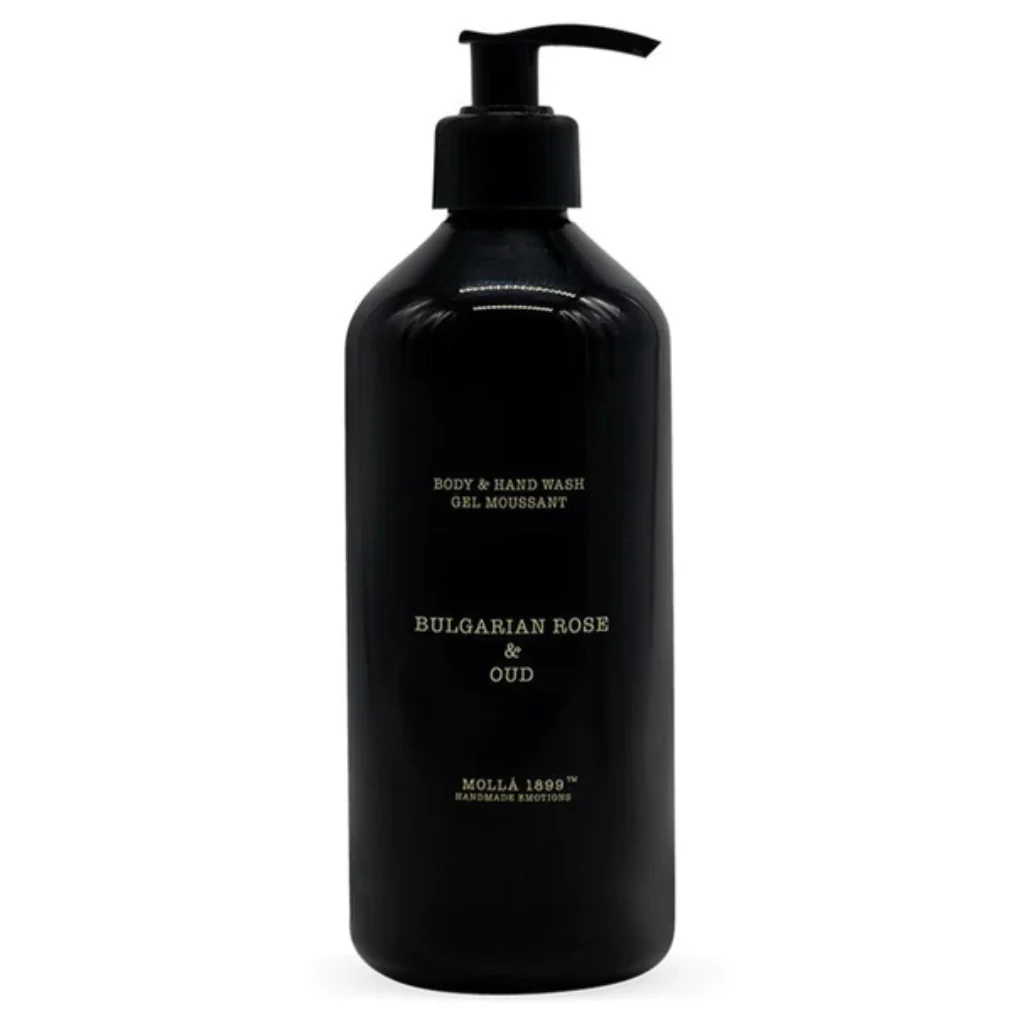 Cereria Molla Body & Hand Wash – Bulgarian Rose & Oud – 16.9oz