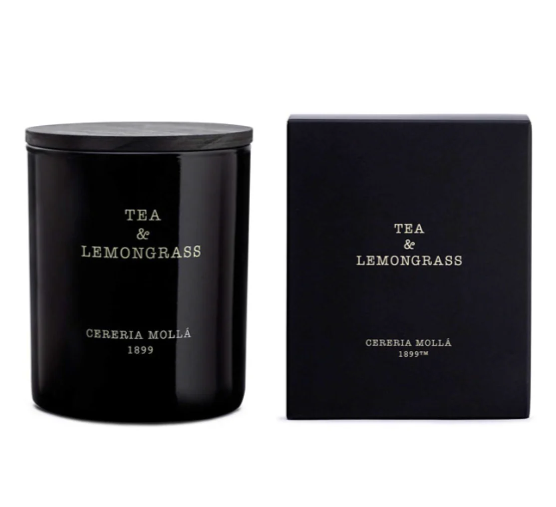 Cereria Molla - Tea & Lemongrass Candle – 8oz. - Image 2