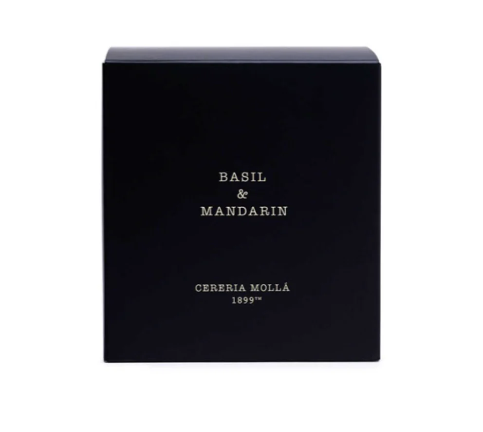 Cereria Molla Three Wick XL Candle - Basil & Mandarin Candle – 21oz. - Image 3