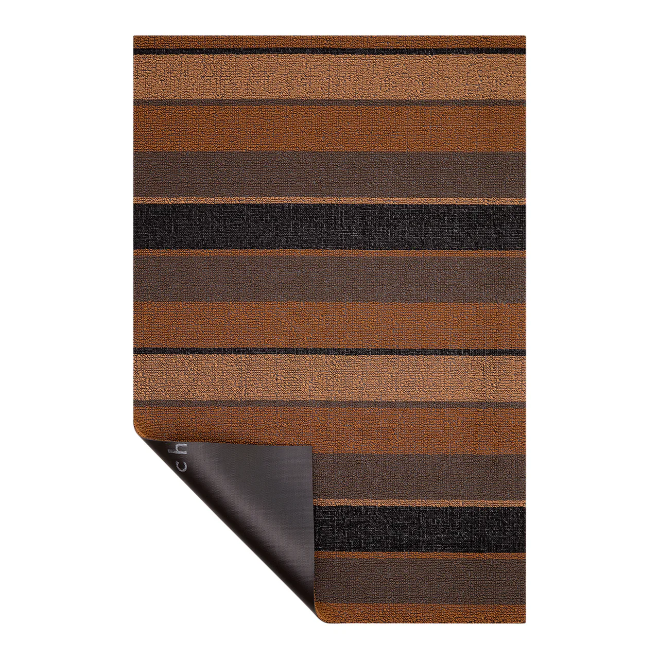 Chilewich Bolt Stripe Shag Floor Mat – Honey – 24" x 36" - Image 2