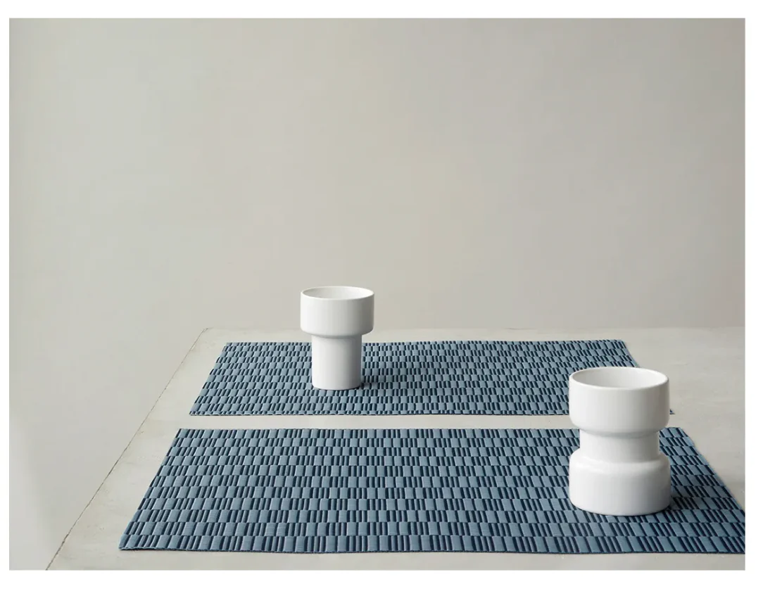 Chilewich Chord Rectangle Place Mat – Ocean - Image 4