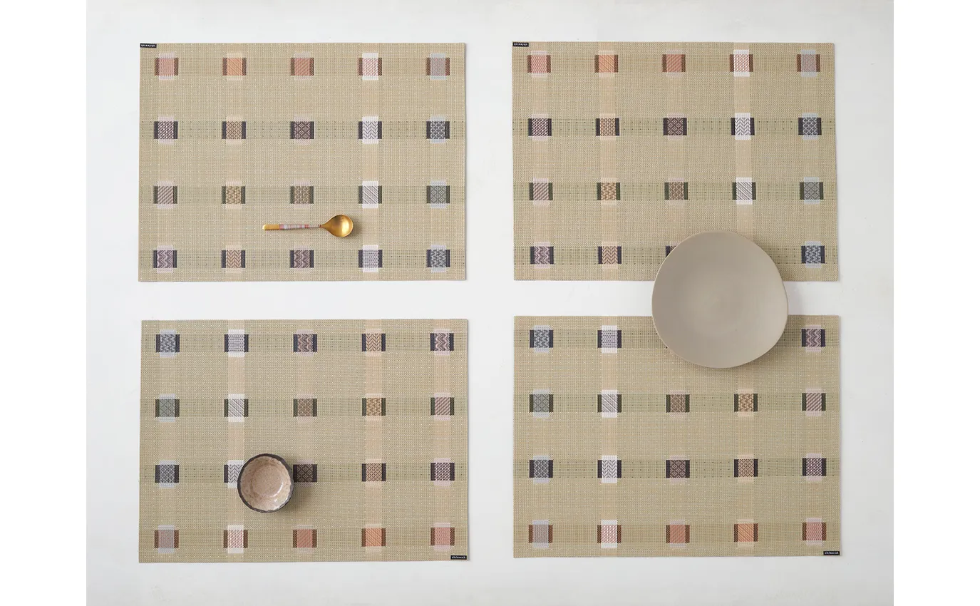 Chilewich Sampler Placemat – Wheat Rectangle - Image 3