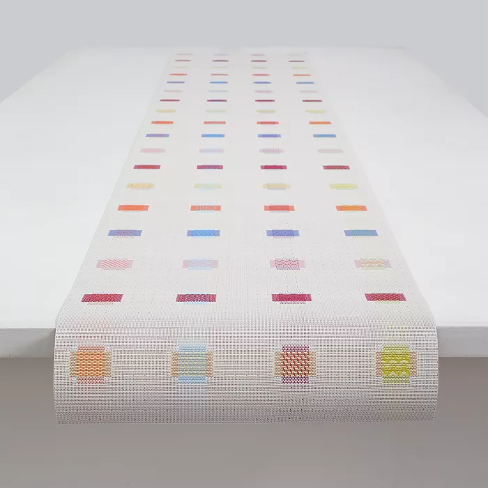 Chilewich Sampler Table Runner – Multi – 14in x 72in - Image 2