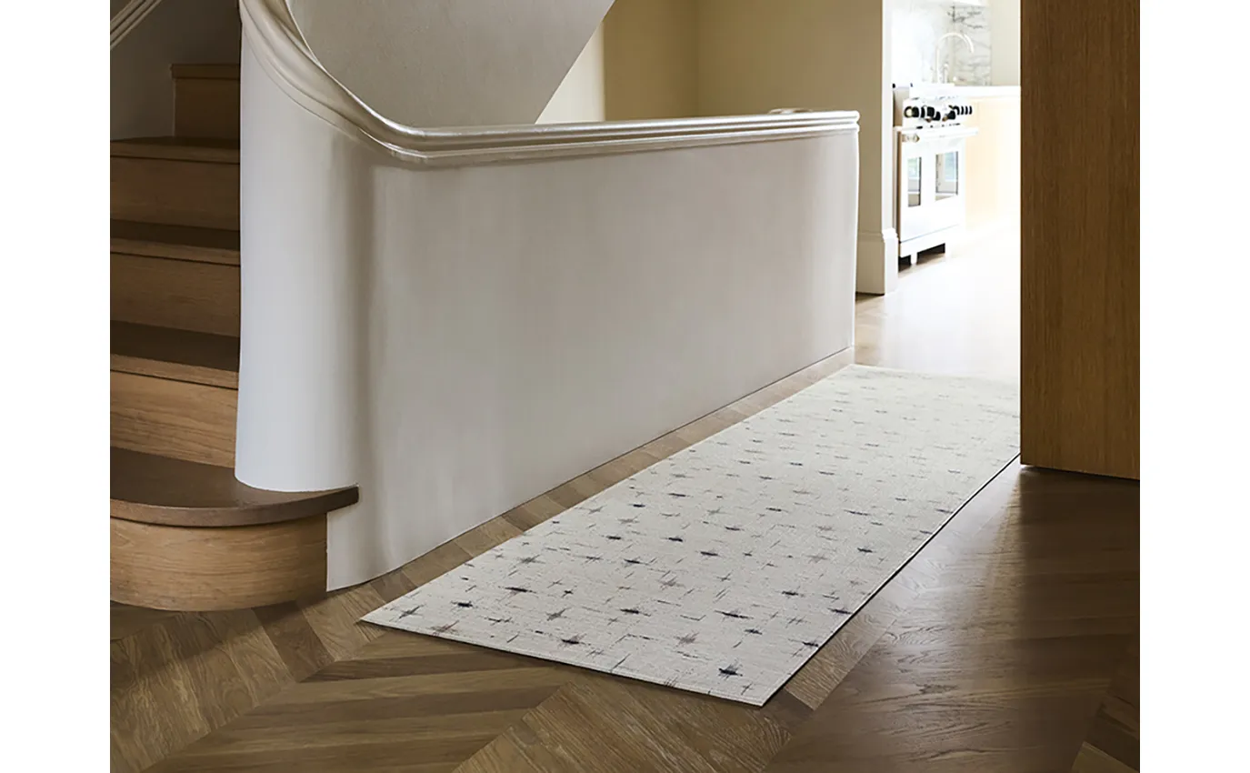 Chilewich Spark Woven Floor Mat – Almond – 23" x 36" - Image 2