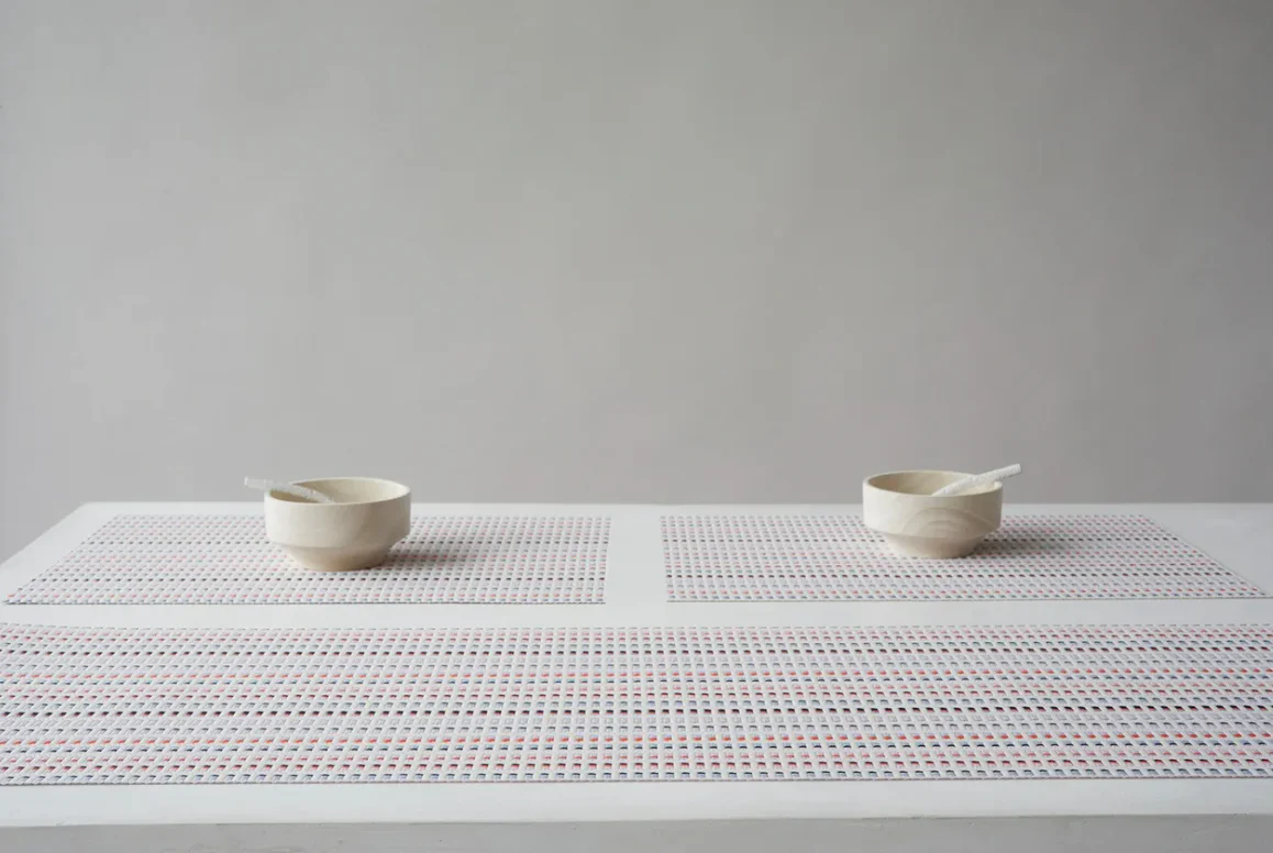 Chilewich Tambour Rectangle Place Mat – Pop - Image 3